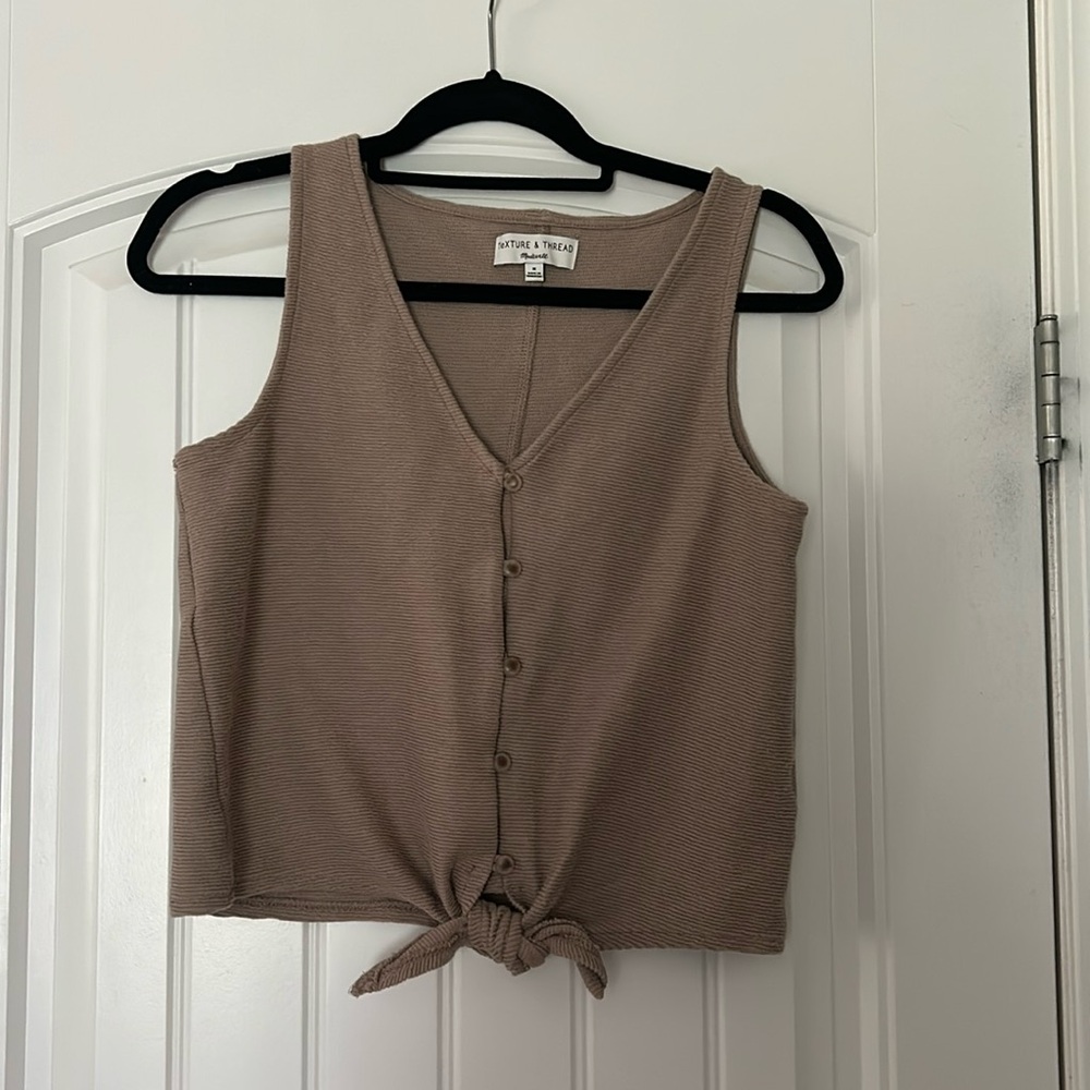 Texture and Thread by Madewell Tank. Size M